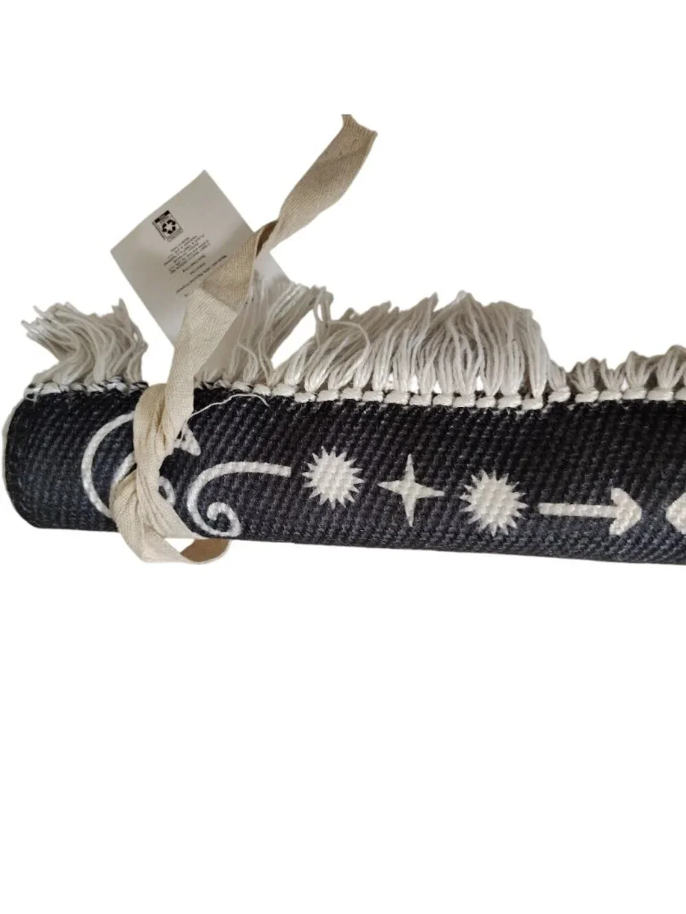 Place and Time 24 x 36in Halloween Celestial Eclipse Rug from Recycled Polyester